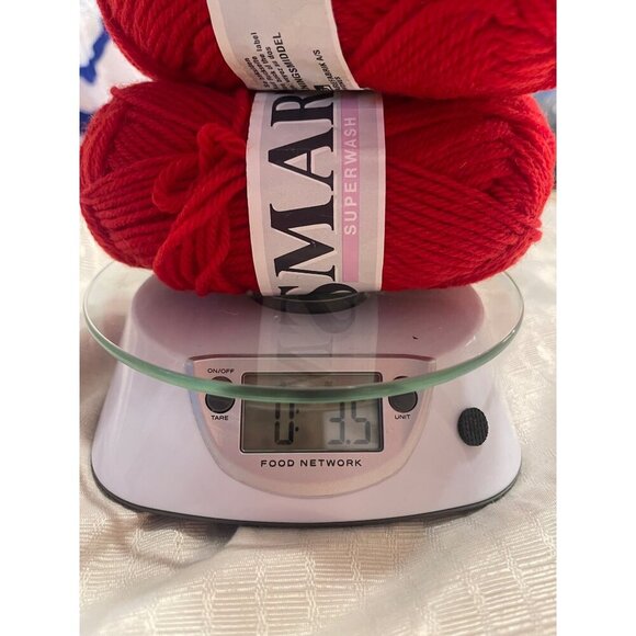 2 Skeins Smart Superwash Norway Wool Yarn 4109 2571 Red 1.76 oz each - Picture 5 of 5
